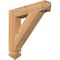 Ekena Millwork Traditional Arts & Crafts Smooth Bracket, Western Red Cedar, 3 1/2"W x 20"D x 20"H BKT04X20X20TRA03SWR - alternate 1
